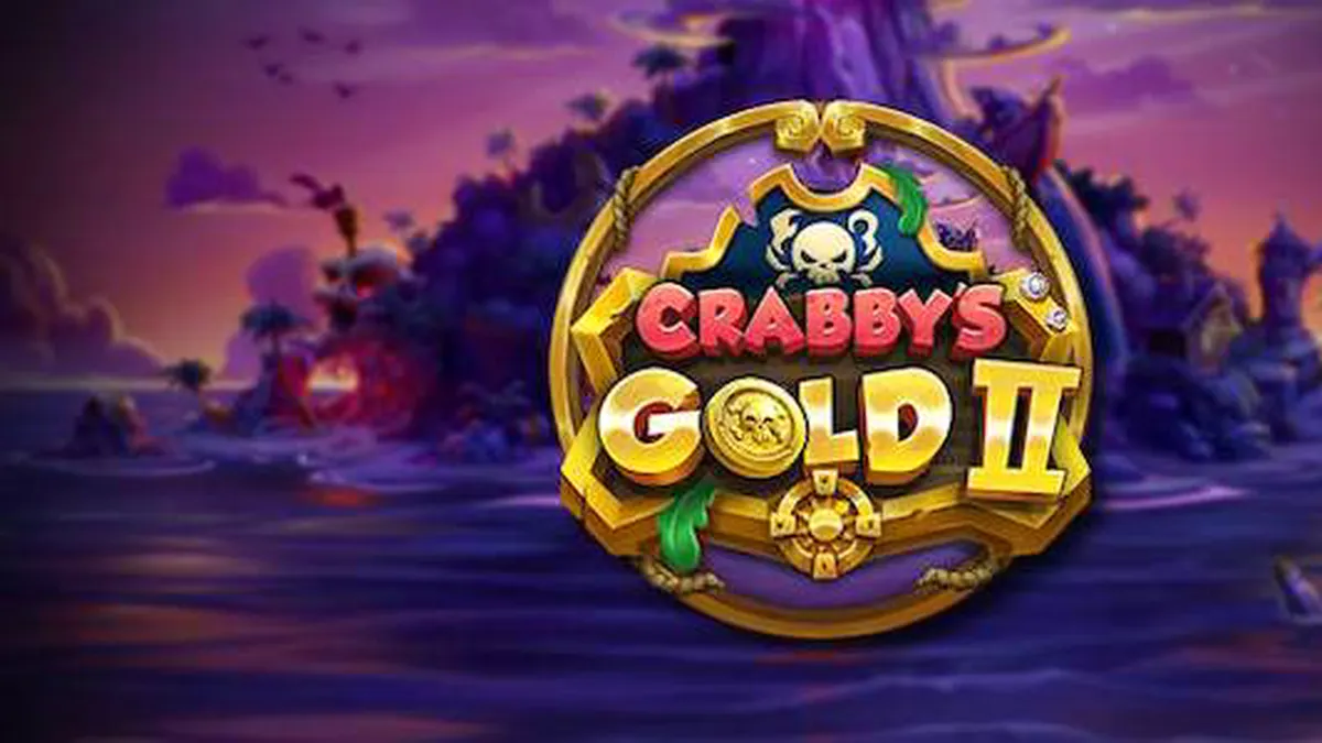 Tampilan visual permainan slot bertema bajak laut Crabby’s Gold II